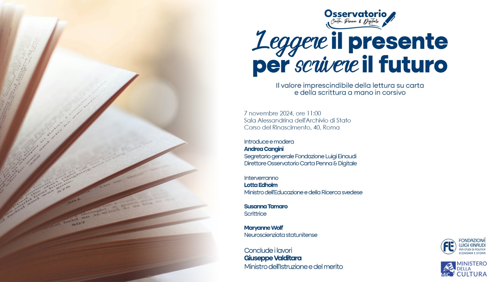 Leggere il presente per scrivere il futuro