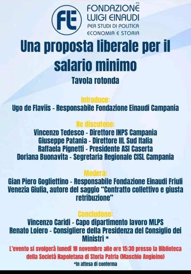 Una proposta liberale per il salario minimo