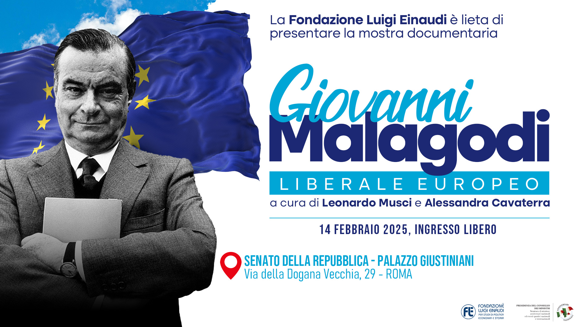 Presentazione della mostra “Giovanni Malagodi. Liberale europeo” presso il Senato della Repubblica