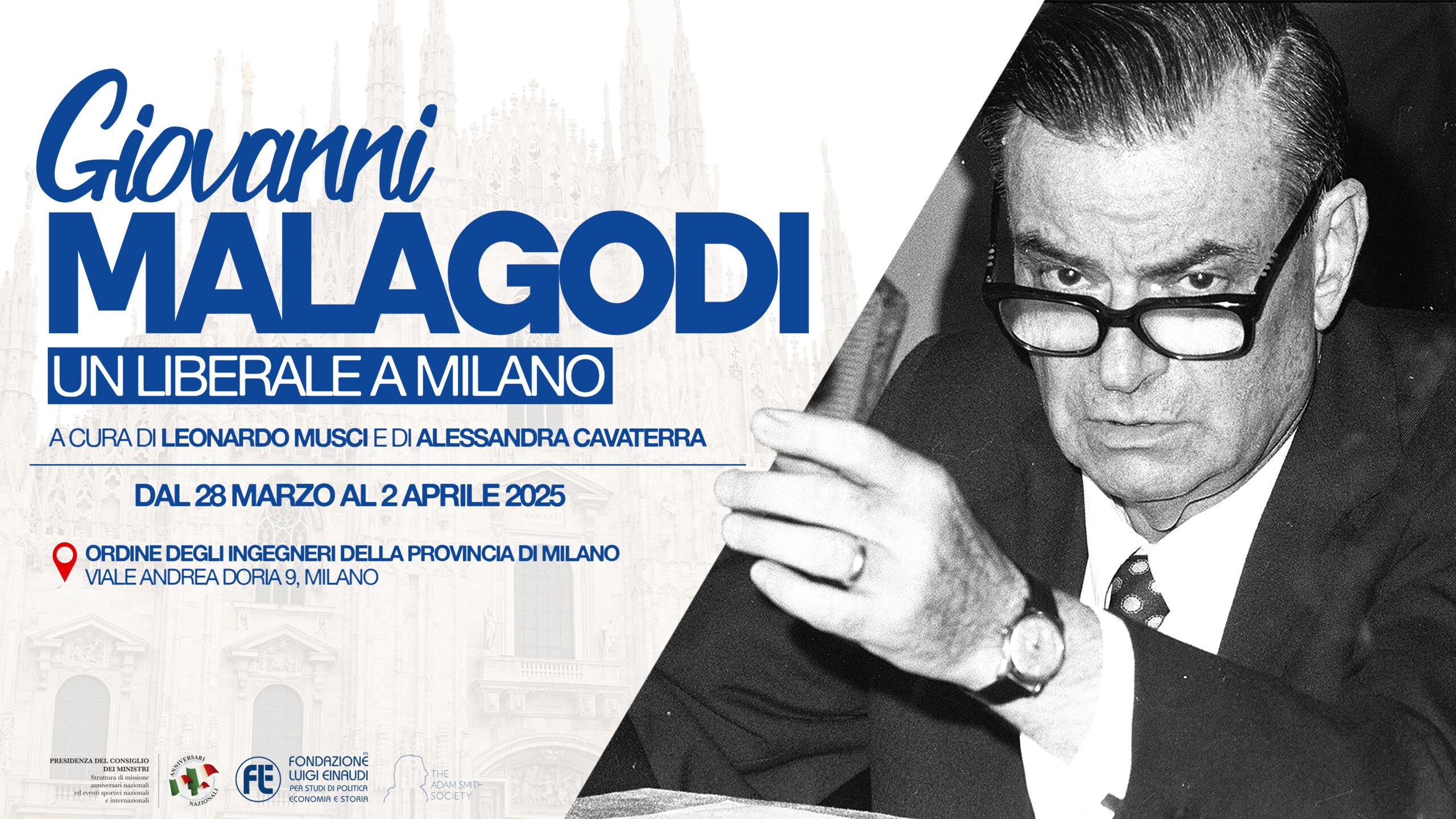 Mostra “Giovanni Malagodi un liberale a Milano”