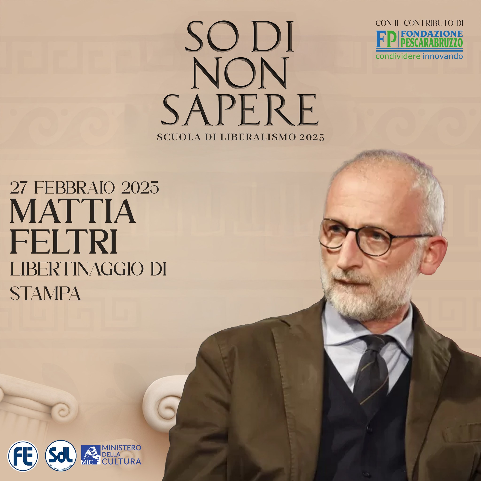 Scuola di Liberalismo 2025: Mattia Feltri – Libertinaggio di stampa