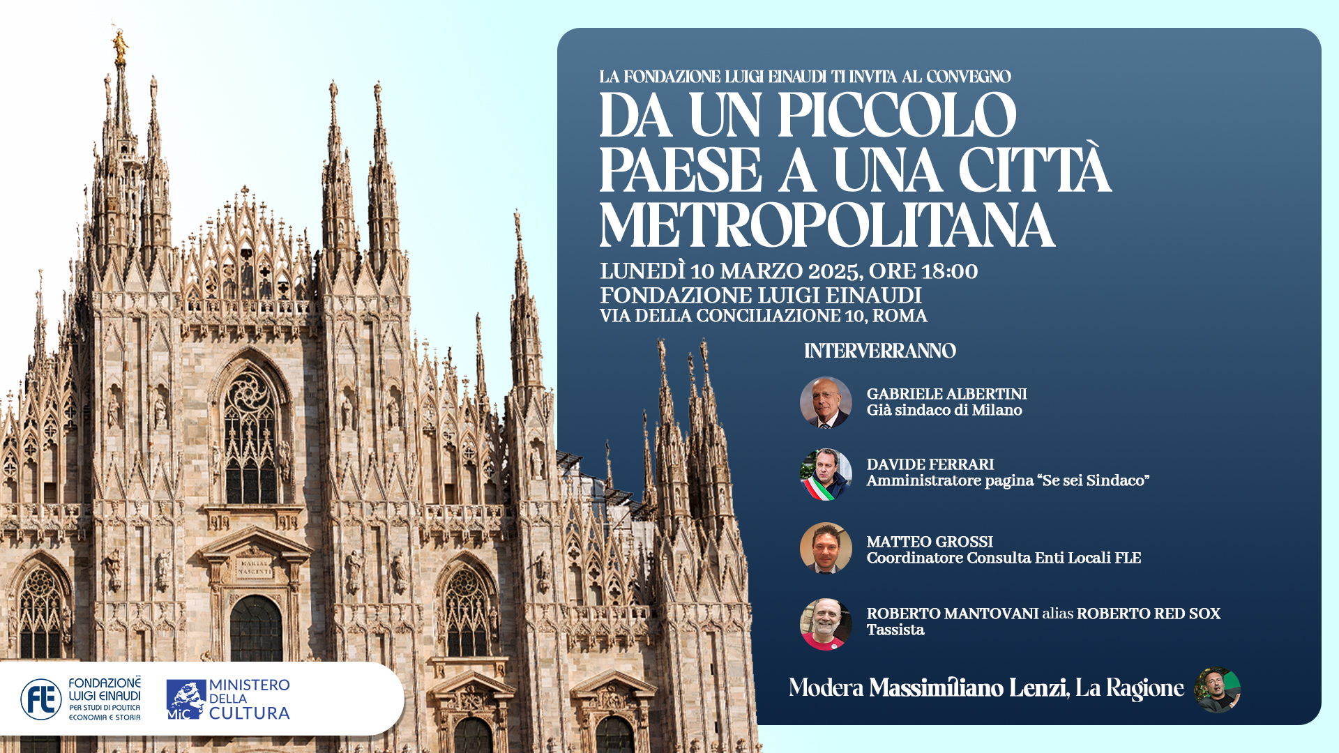 Da un piccolo paese a una città metropolitana