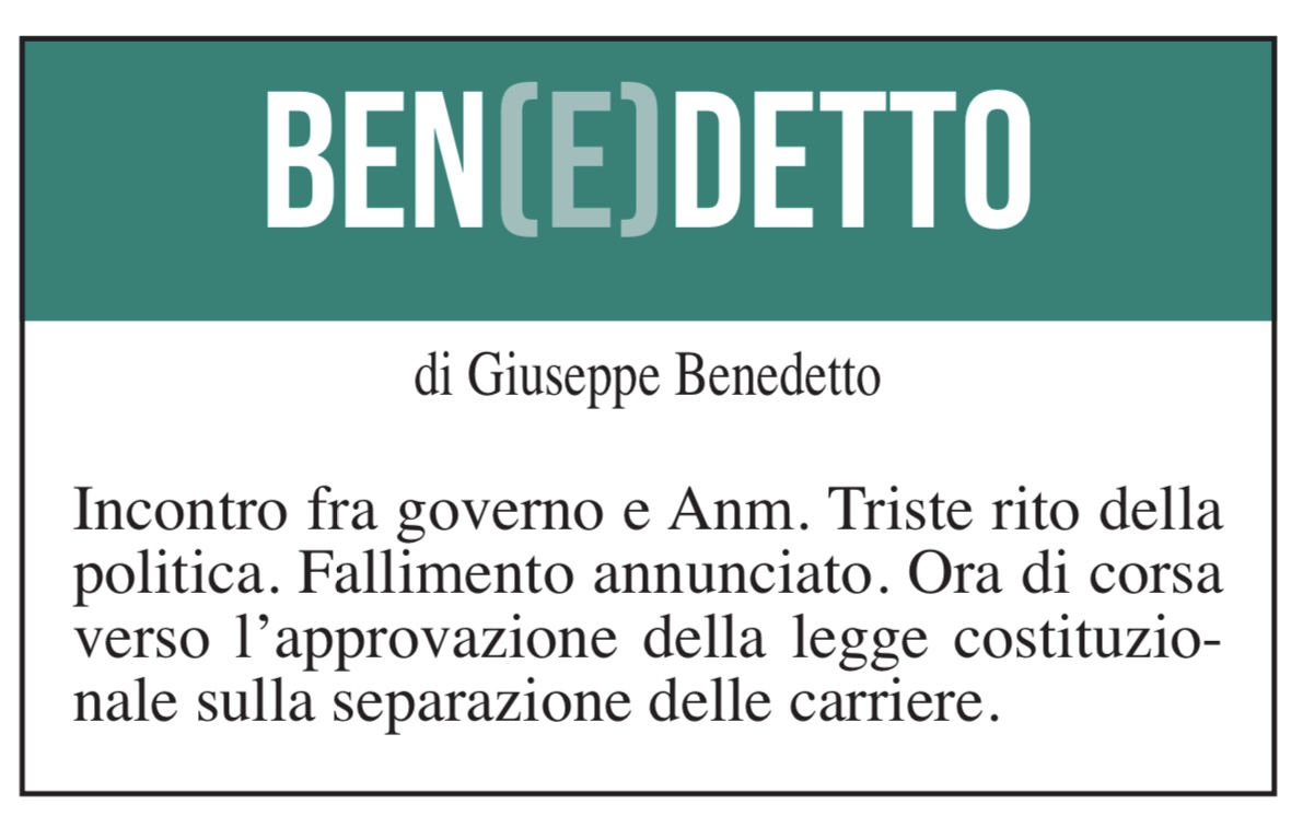 Ben(e)detto del 6 marzo 2025