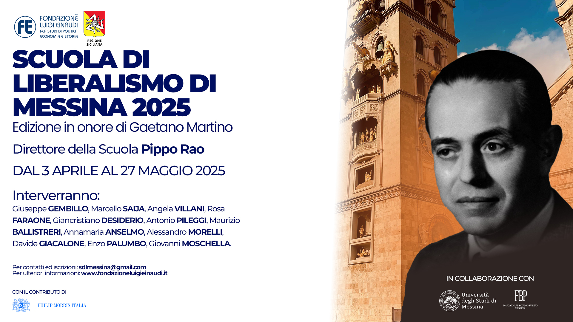 Inaugurazione della Scuola di Liberalismo 2025 di Messina